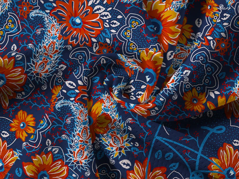 Orionride Sunset Garden Long Sleeve Half Zipper Mountain Bike Jersey sold by Orionride product image thumbnail 5