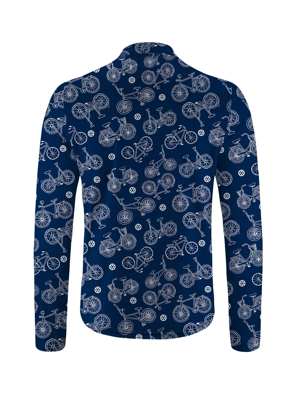 Orionride Gear Cycling Long Sleeve Half Zipper Mountain Bike Jersey sold by Orionride product image thumbnail 2