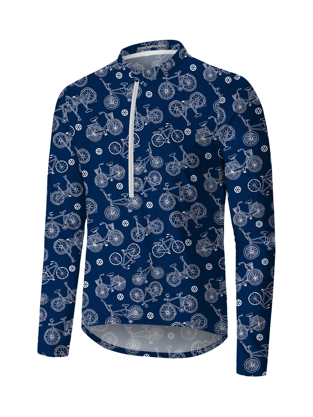 Orionride Gear Cycling Long Sleeve Half Zipper Mountain Bike Jersey sold by Orionride