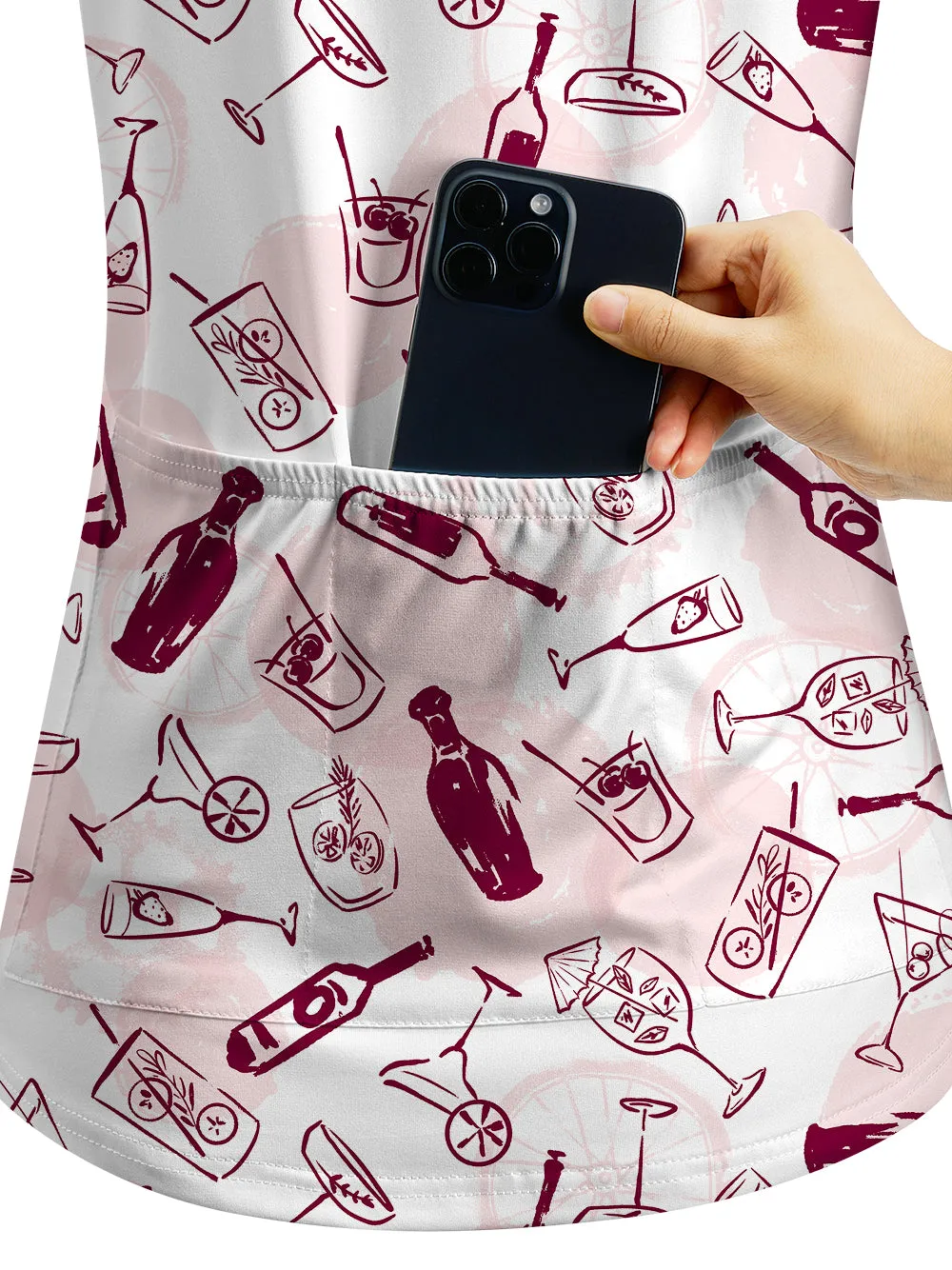 Orionride Beer House Women's Quarter Zipper Long Sleeve Jersey sold by Orionride product image thumbnail 4