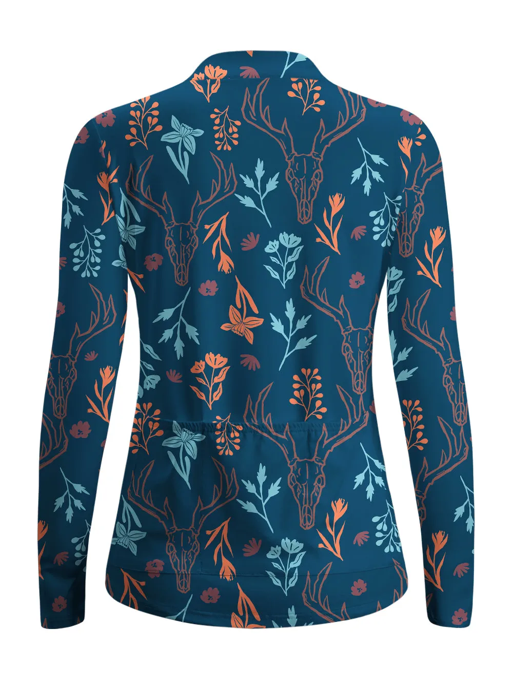 Orionride Forest Riddles Women's Quarter Zipper Long Sleeve Jersey sold by Orionride product image thumbnail 3