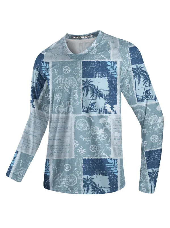 Orionride Cycling Newspaper Long Sleeve Downhill Jersey sold by Orionride