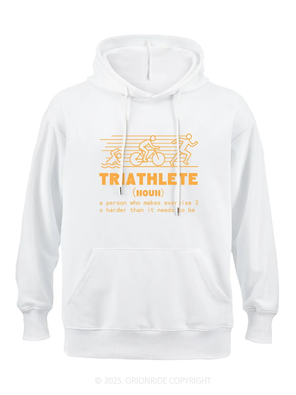 Orionride Triathlete Classic Hoodie sold by Orionride product image thumbnail 4