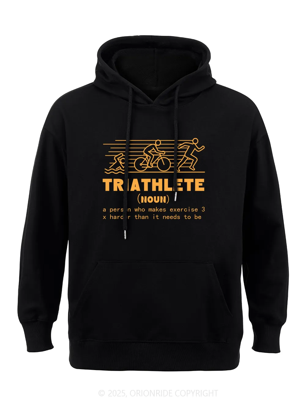 Orionride Triathlete Classic Hoodie sold by Orionride product image thumbnail 2