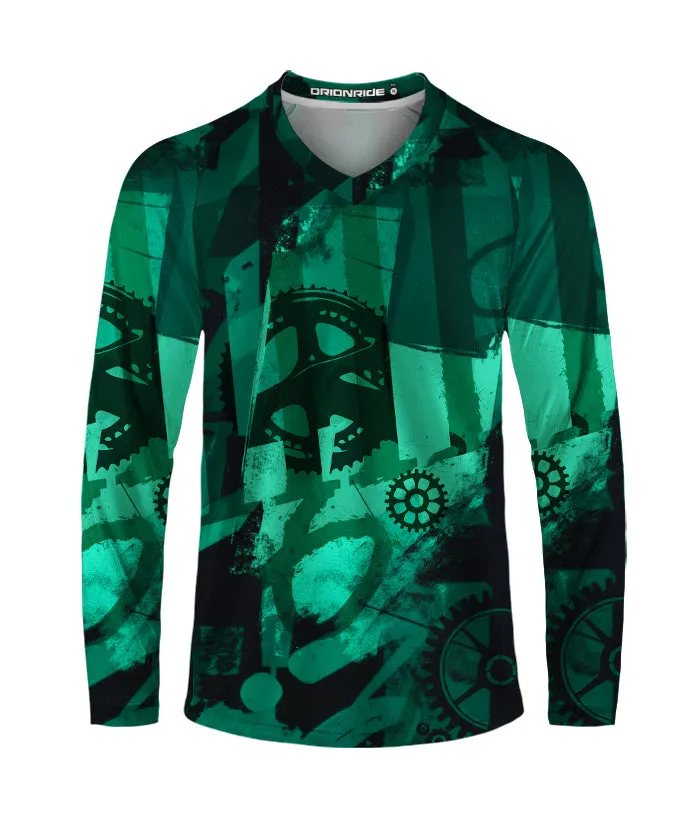 Orionride Green Light Gear Long Sleeve Downhill Jersey sold by Orionride product image thumbnail 2
