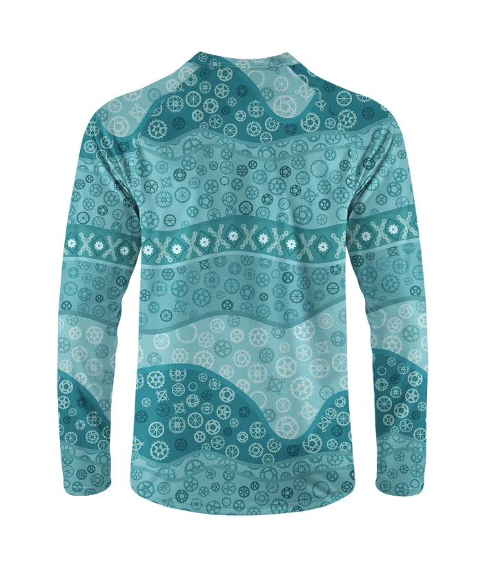 Orionride Wave Gear Long Sleeve Downhill Jersey sold by Orionride product image thumbnail 3