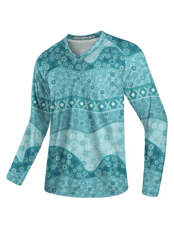 Orionride Wave Gear Long Sleeve Downhill Jersey sold by Orionride