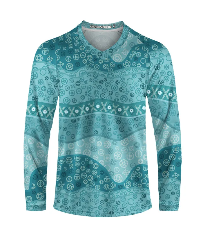 Orionride Wave Gear Long Sleeve Downhill Jersey sold by Orionride product image thumbnail 2
