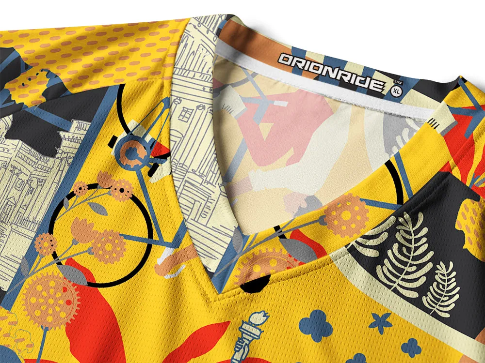 Orionride Cycling Scenery Long Sleeve Downhill Jersey sold by Orionride product image thumbnail 4