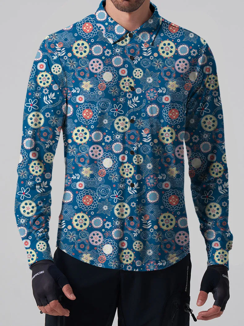 Orionride High Energy Gear Men's Stretchy Breathable Long Sleeve Gravel Shirt sold by Orionride product image thumbnail 2