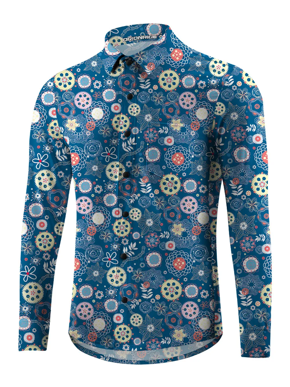 Orionride High Energy Gear Men's Stretchy Breathable Long Sleeve Gravel Shirt sold by Orionride product image thumbnail 3