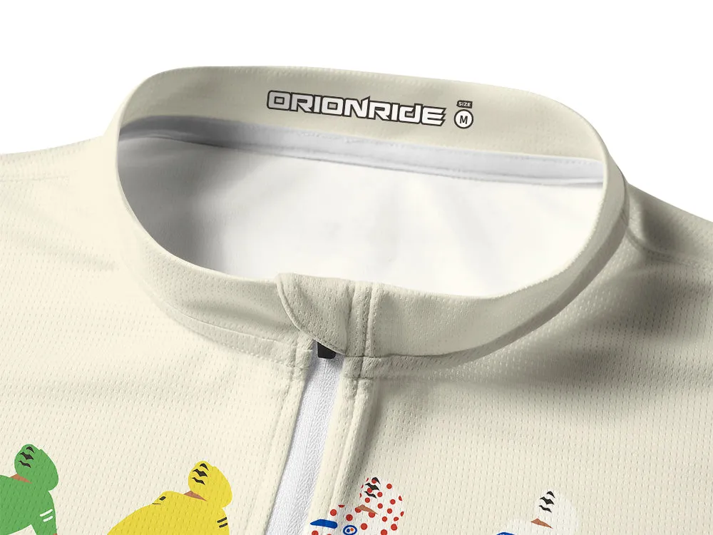 Orionride Pedal To The Bloom Long Sleeve Half Zipper Mountain Bike Jersey sold by Orionride product image thumbnail 3