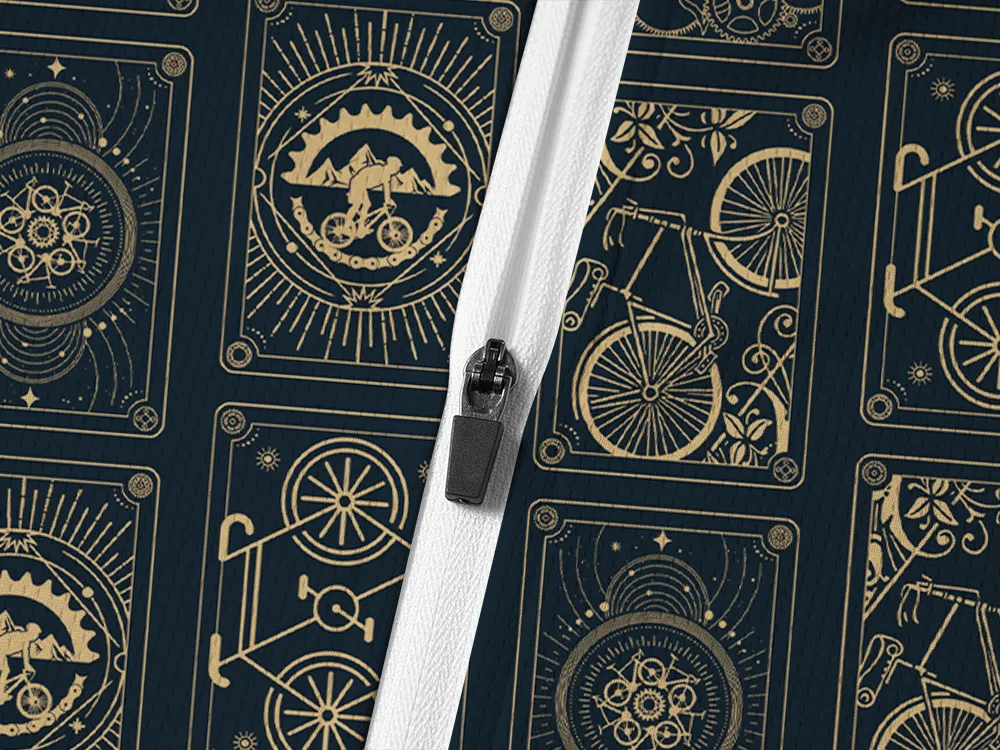 Orionride Bicycle Cards Long Sleeve Half Zipper Mountain Bike Jersey sold by Orionride product image thumbnail 4