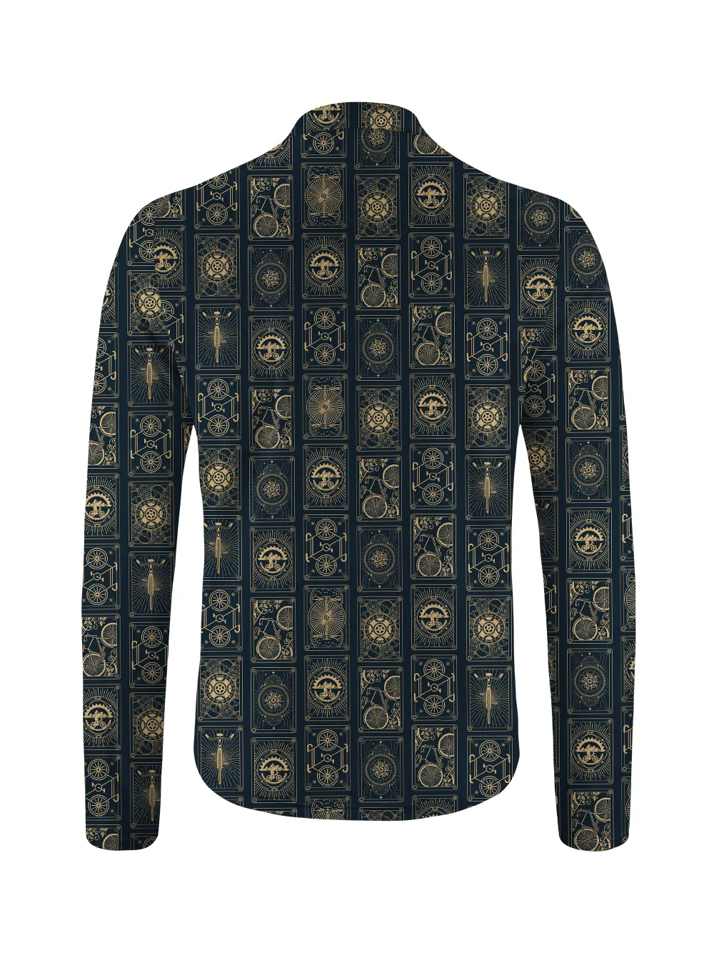 Orionride Bicycle Cards Long Sleeve Half Zipper Mountain Bike Jersey sold by Orionride product image thumbnail 2