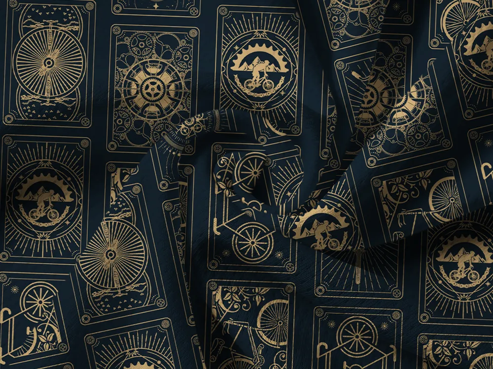 Orionride Bicycle Cards Long Sleeve Half Zipper Mountain Bike Jersey sold by Orionride product image thumbnail 5