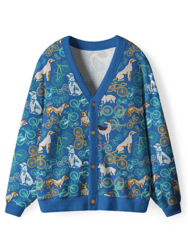 Orionride Pup Ride Women's Cardigan Knit Sweaters sold by Orionride