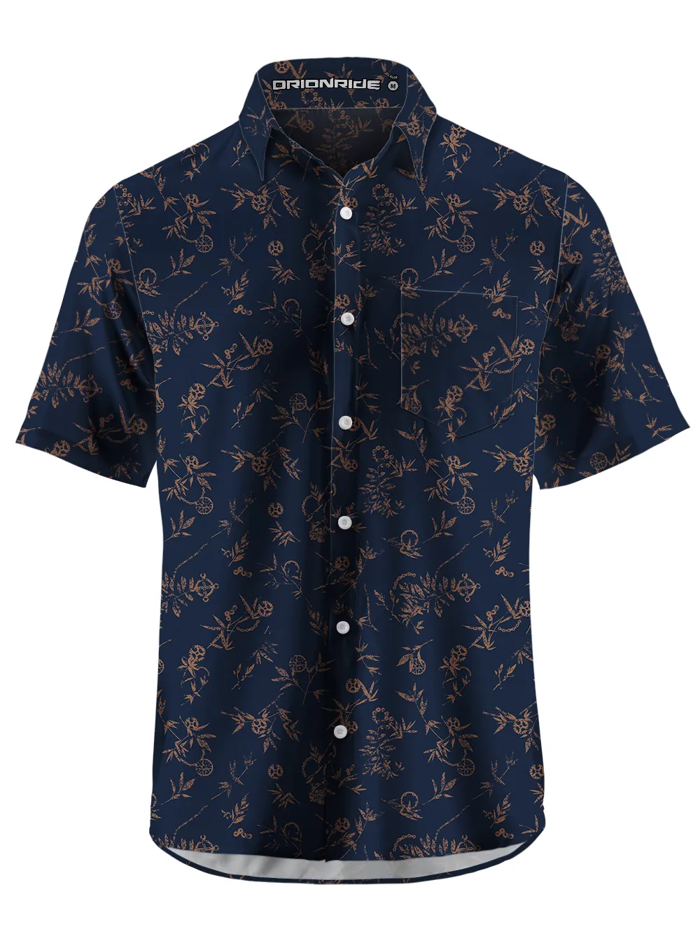 Orionride Leaf Stem Gear Zipper Pockets Ultra Lightweight Short Sleeves Gravel Shirt sold by Orionride product image thumbnail 3