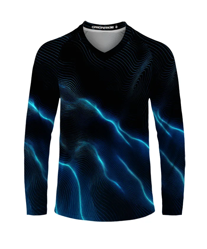 Orionride Technological Lines Long Sleeve Downhill Jersey sold by Orionride product image thumbnail 2