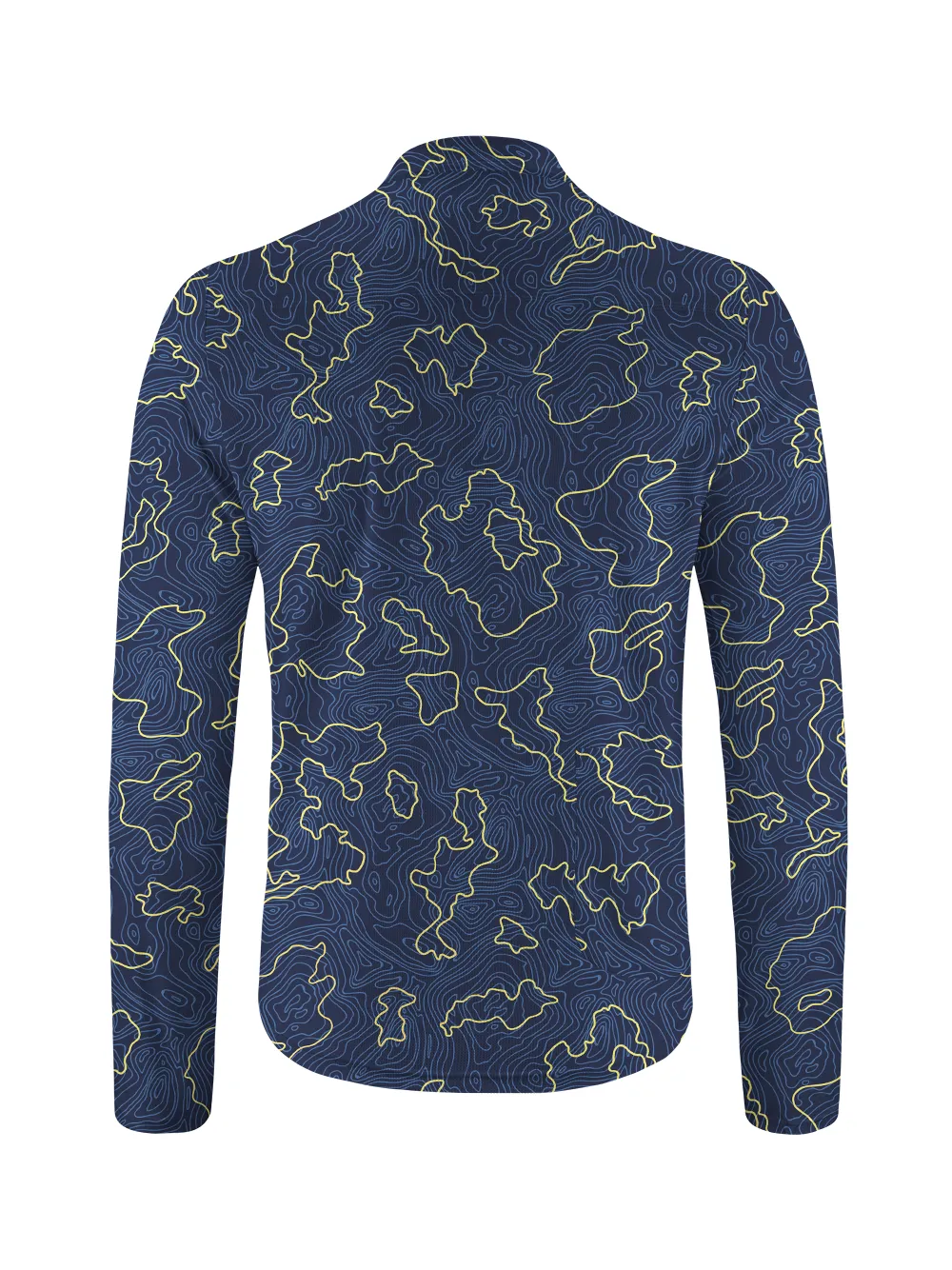 Orionride Contour Tiling Long Sleeve Half Zipper Mountain Bike Jersey sold by Orionride product image thumbnail 2