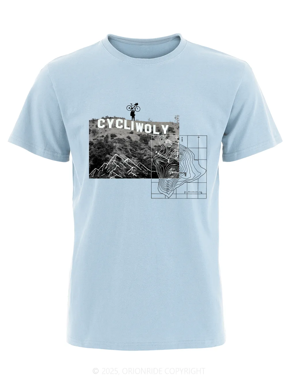 Orionride Cycliwoly Short Sleeves Bike T-Shirt sold by Orionride product image thumbnail 2
