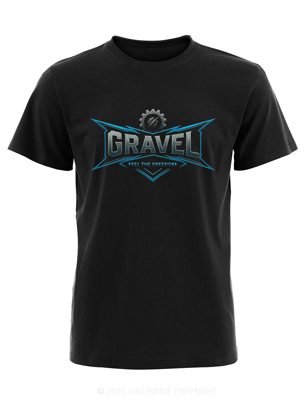 Orionride Feel The Freedom Short Sleeves Bike T-Shirt sold by Orionride product image thumbnail 3
