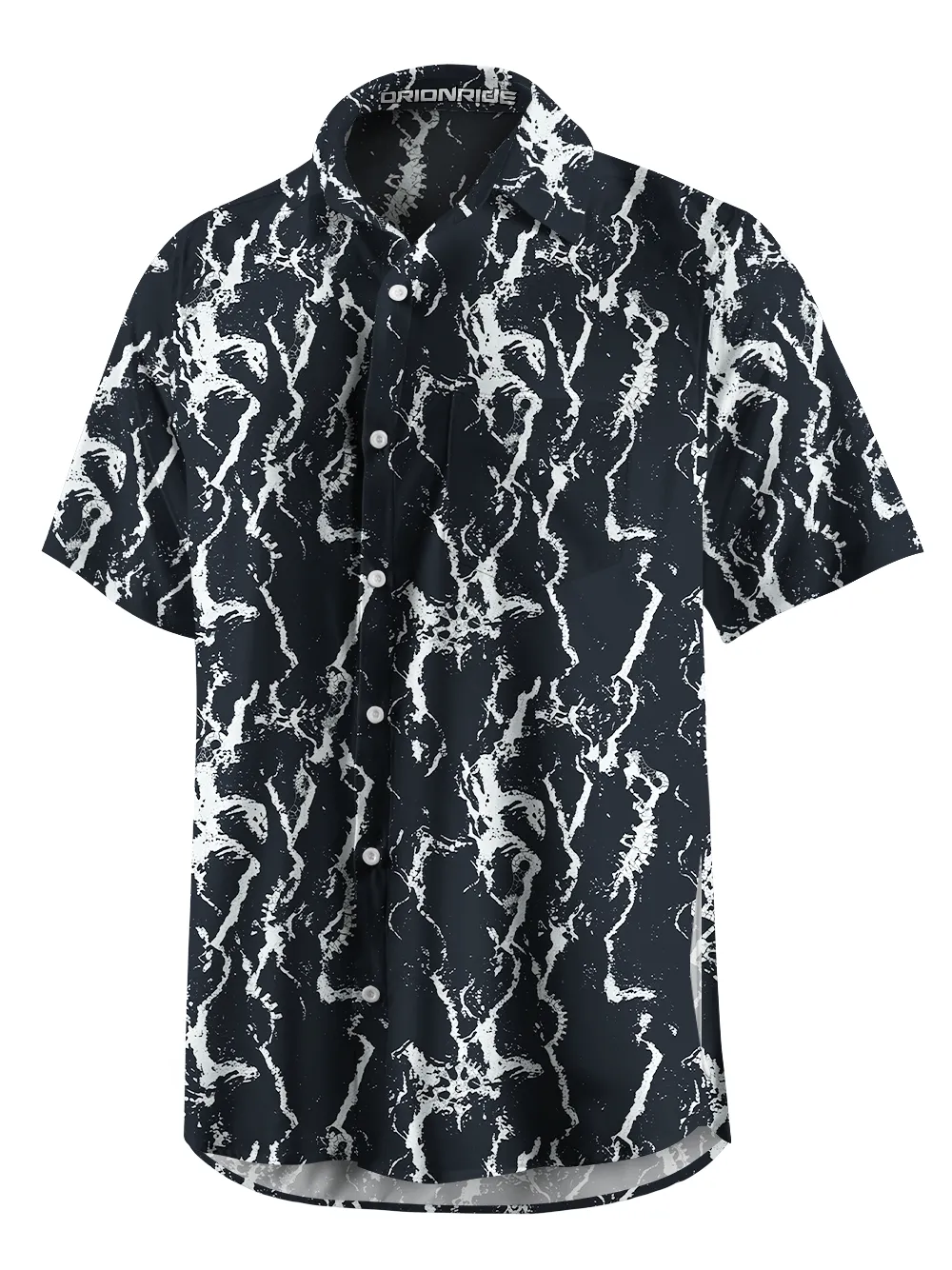 Orionride Marble Stripes Zipper Pockets Ultra Lightweight Short Sleeves Gravel Shirt sold by Orionride product image thumbnail 3