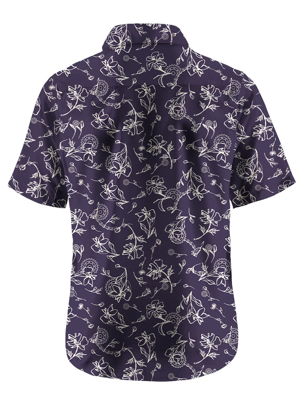 Orionride Linear Gear Flower Zipper Pockets Ultra Lightweight Short Sleeves Gravel Shirt sold by Orionride product image thumbnail 4