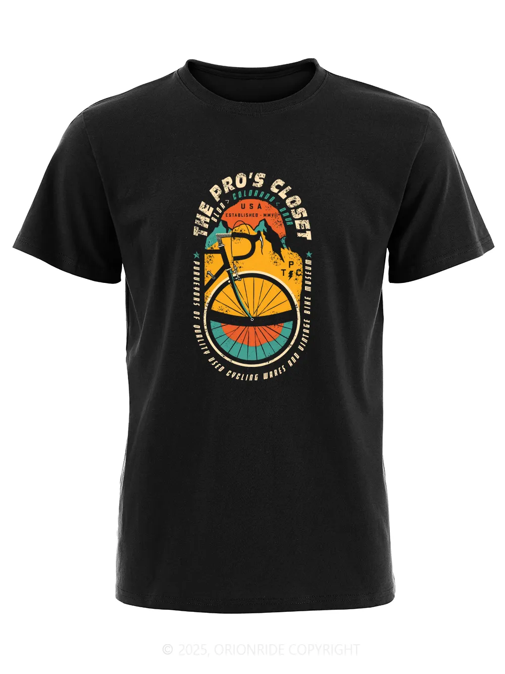 Orionride Mountain Speed Short Sleeves Bike T-Shirt sold by Orionride product image thumbnail 2