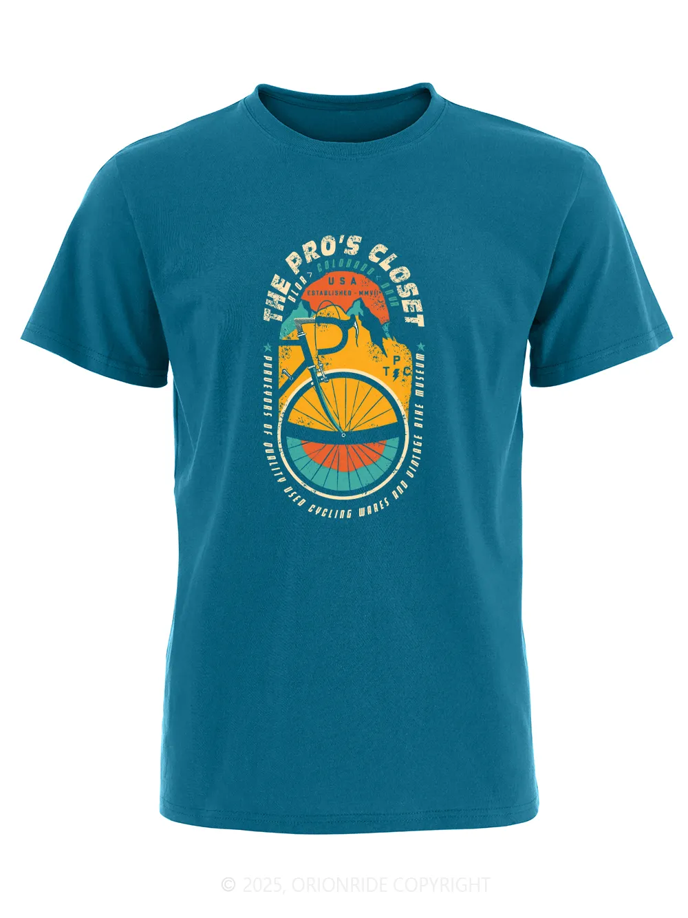 Orionride Mountain Speed Short Sleeves Bike T-Shirt sold by Orionride product image thumbnail 5