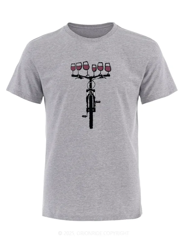 Orionride Red Wine Bicycle Short Sleeves Bike T-Shirt sold by Orionride