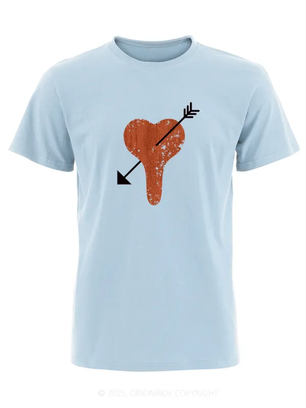 Orionride Heart-Shaped Seat Cushion Short Sleeves Bike T-Shirt sold by Orionride