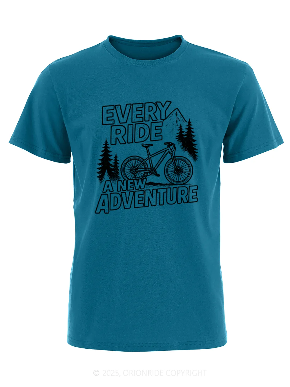 Orionride Every Ride Short Sleeves Bike T-Shirt sold by Orionride product image thumbnail 5