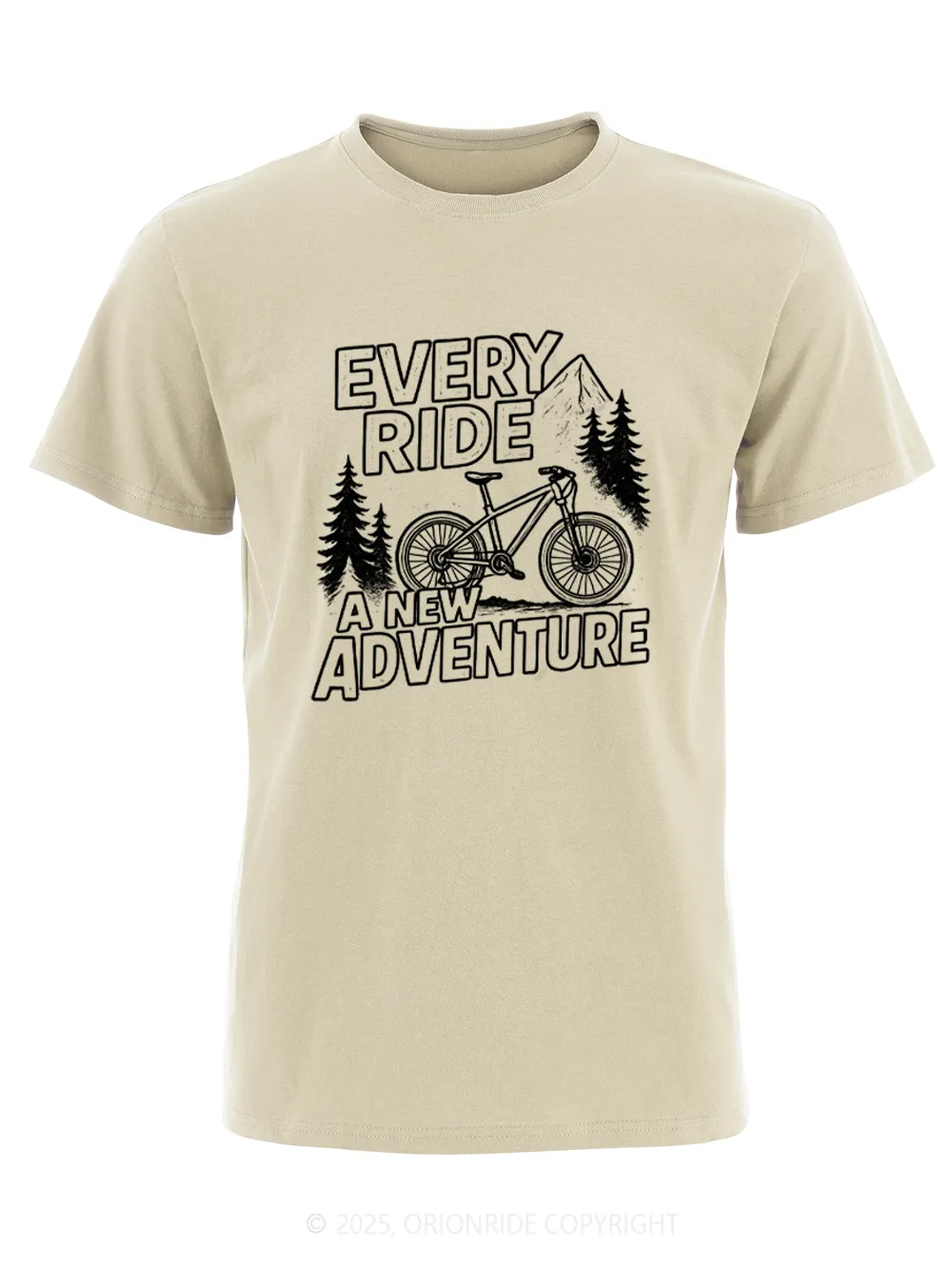 Orionride Every Ride Short Sleeves Bike T-Shirt sold by Orionride product image thumbnail 2