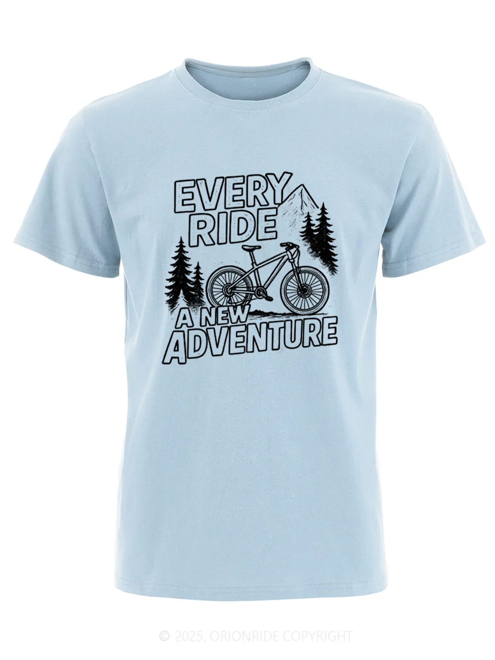 Orionride Every Ride Short Sleeves Bike T-Shirt sold by Orionride product image thumbnail 4