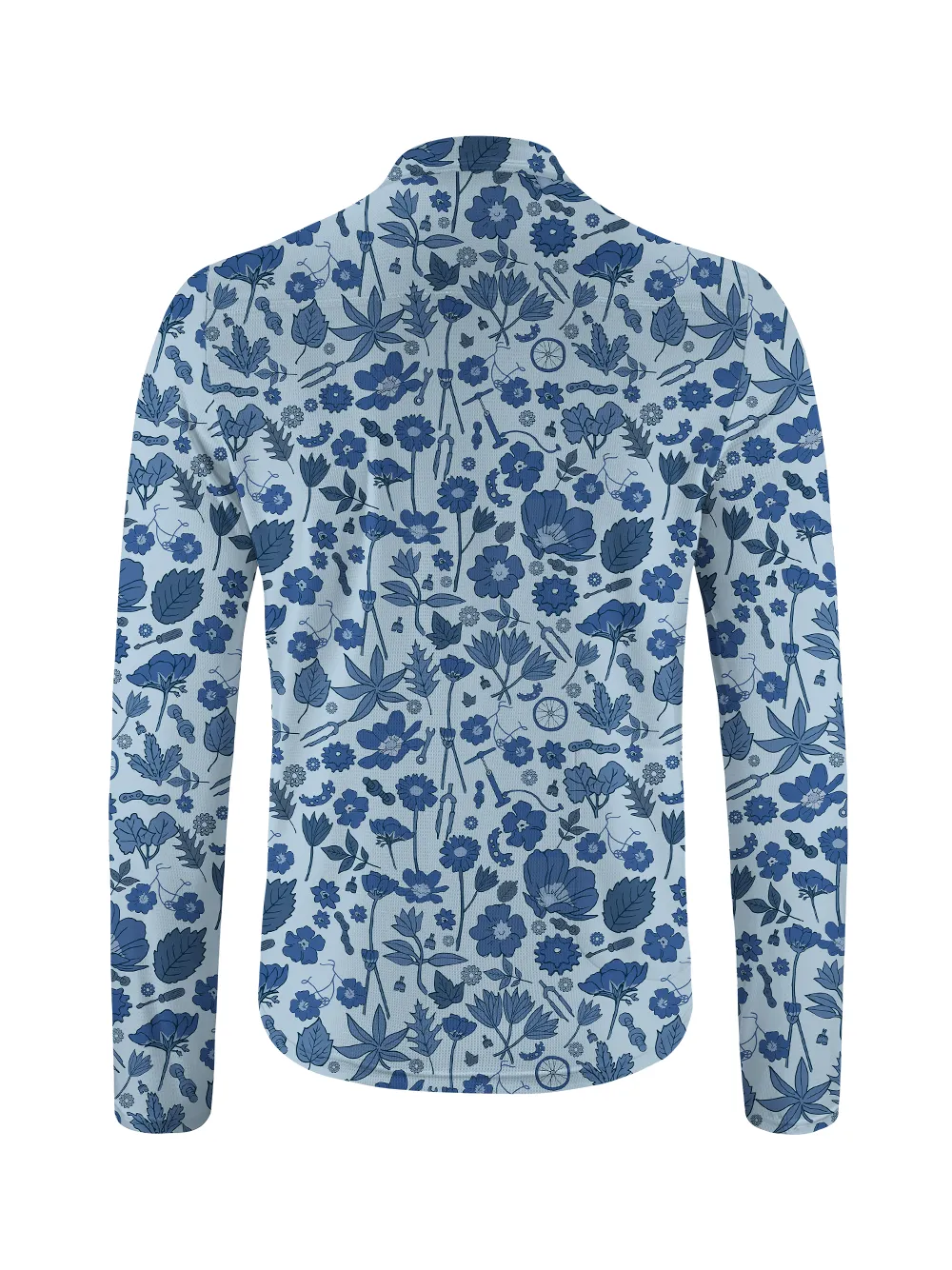 Orionride Garden Path Long Sleeve Half Zipper Mountain Bike Jersey sold by Orionride product image thumbnail 2