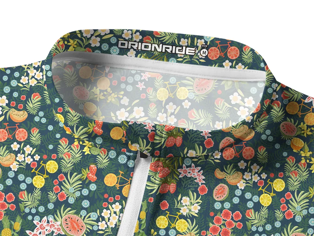 Orionride Juicy Fruit Long Sleeve Half Zipper Mountain Bike Jersey sold by Orionride product image thumbnail 3