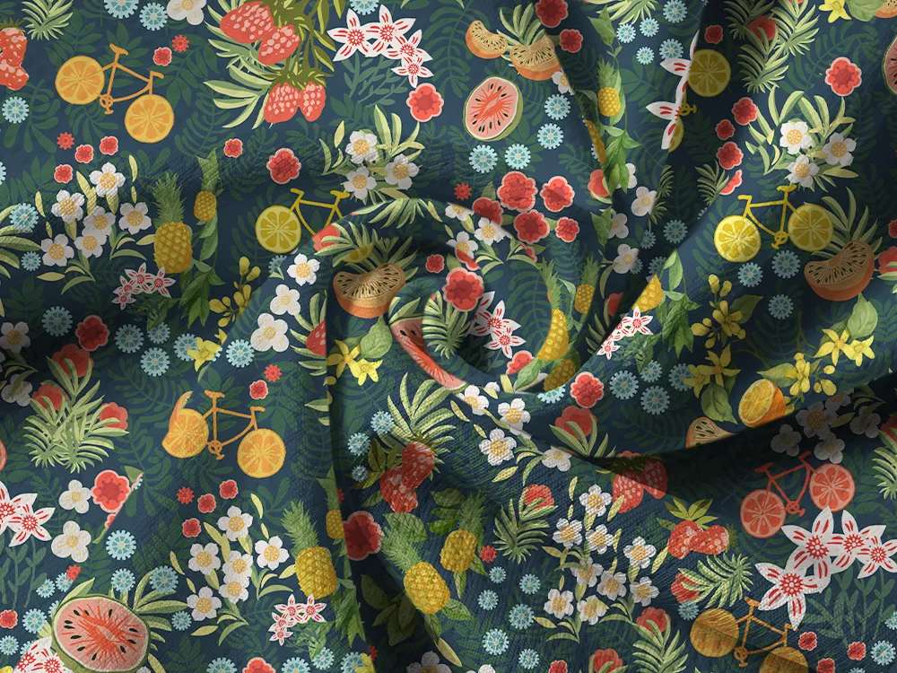 Orionride Juicy Fruit Long Sleeve Half Zipper Mountain Bike Jersey sold by Orionride product image thumbnail 5