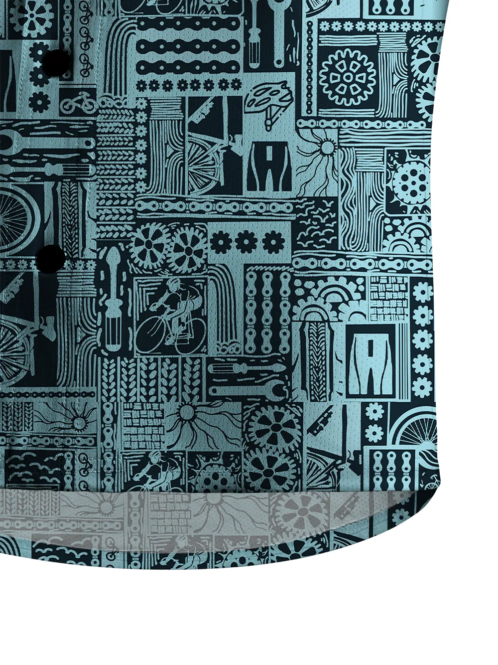 Orionride Cycling Tours Men's Stretchy Breathable Long Sleeve Gravel Shirt sold by Orionride product image thumbnail 4