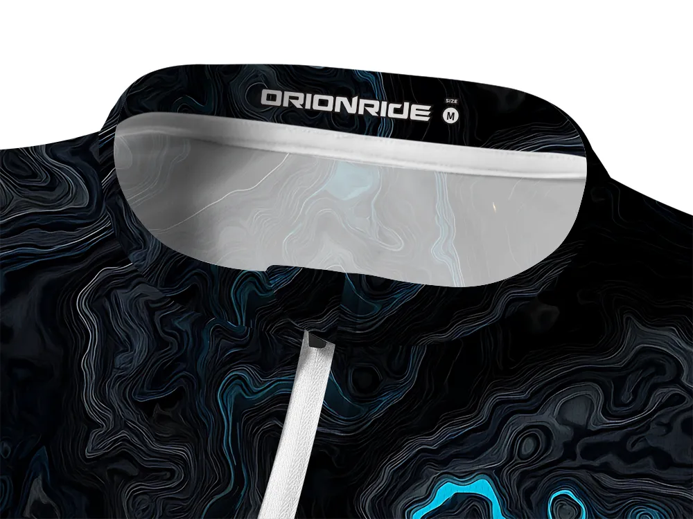 Orionride Luminous Terrain Map Long Sleeve Half Zipper Mountain Bike Jersey sold by Orionride product image thumbnail 3