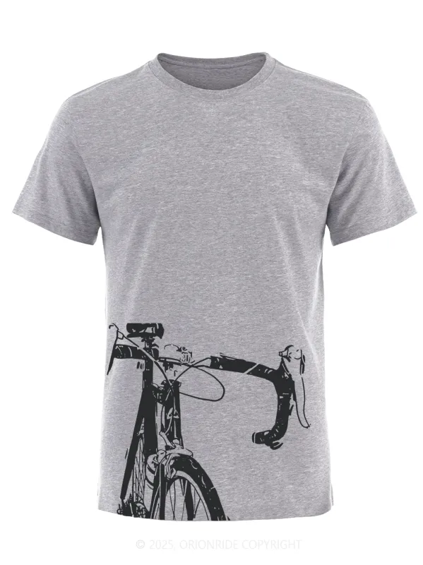 Orionride Bicycle Handlebars Short Sleeves Bike T-Shirt sold by Orionride