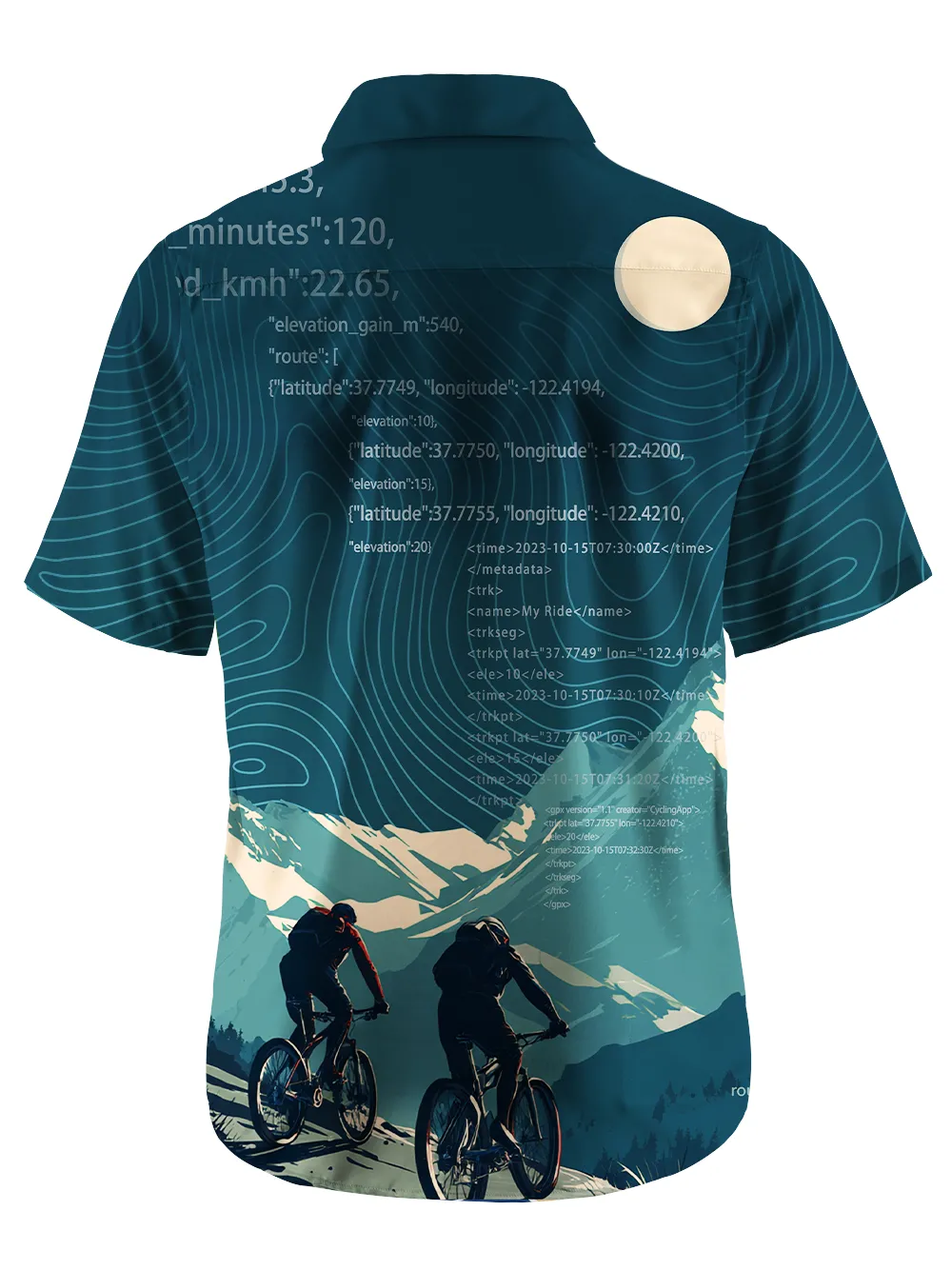 Orionride Travel Together Zipper Pockets Ultra Lightweight Short Sleeves Gravel Shirt sold by Orionride product image thumbnail 4