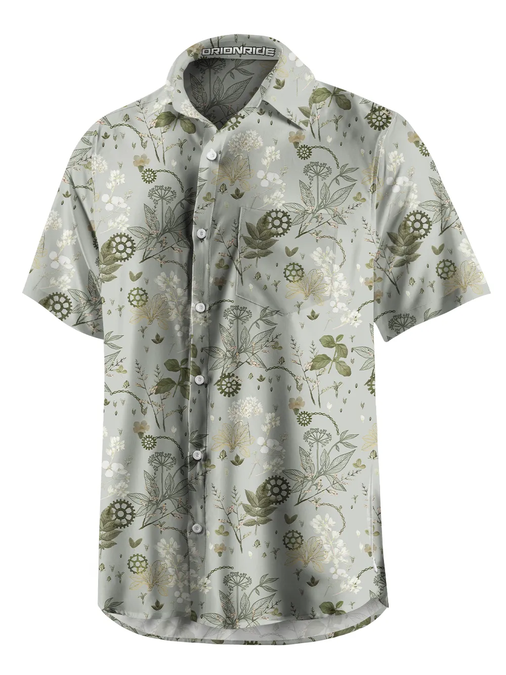 Orionride Withered Leaves Zipper Pockets Ultra Lightweight Short Sleeves Gravel Shirt sold by Orionride product image thumbnail 3