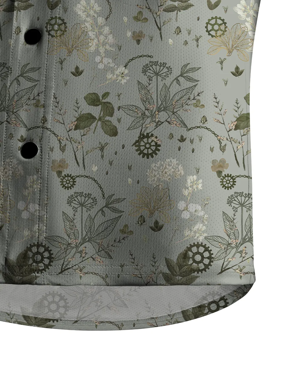 Orionride Withered Leaves Men's Stretchy Breathable Long Sleeve Gravel Shirt sold by Orionride product image thumbnail 4