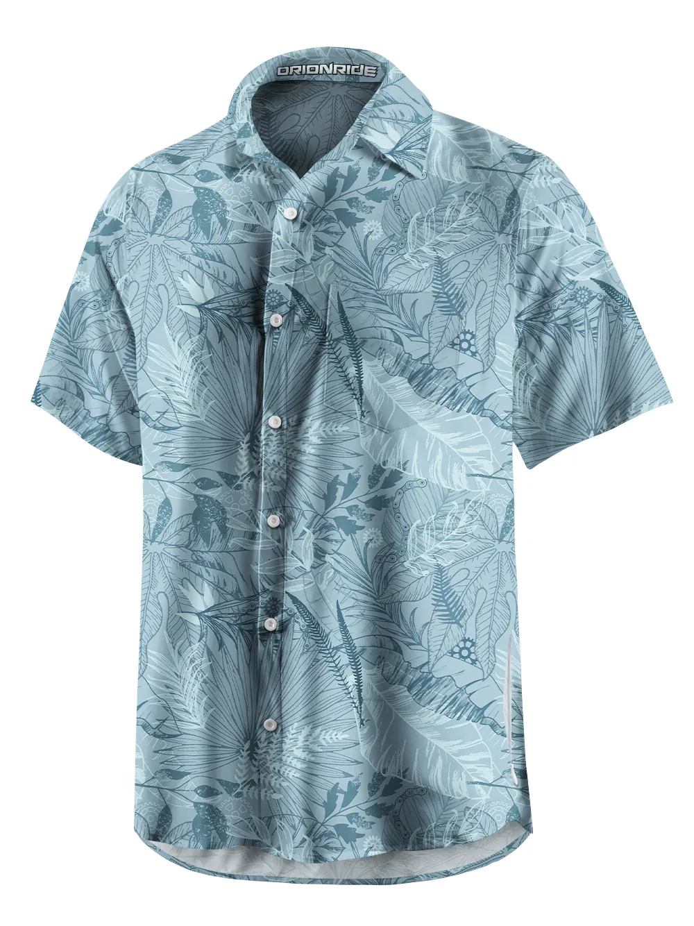 Orionride Leaf Garden Zipper Pockets Ultra Lightweight Short Sleeves Gravel Shirt sold by Orionride product image thumbnail 3