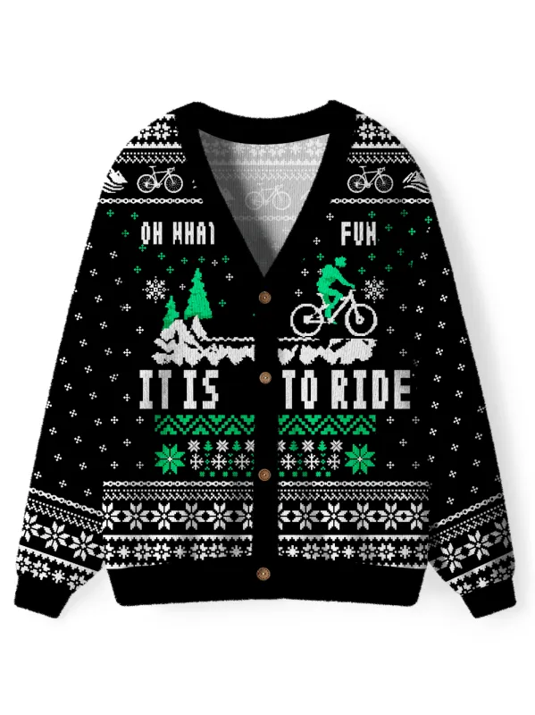 Orionride Happy Hour Men's Cardigan Knit Sweaters sold by Orionride