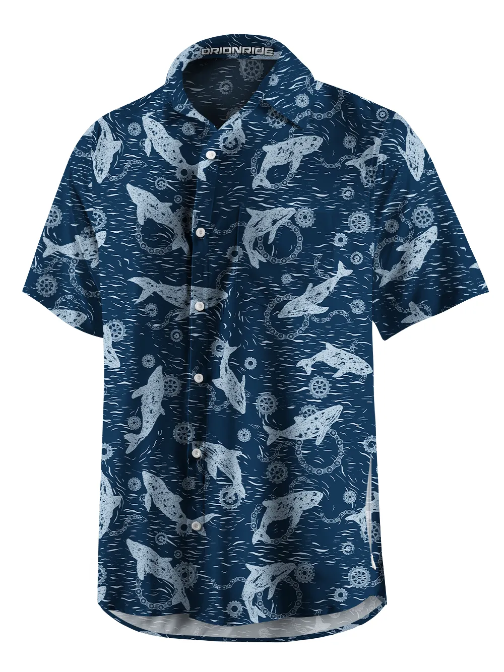 Orionride Dolphin Game Zipper Pockets Ultra Lightweight Short Sleeves Gravel Shirt sold by Orionride product image thumbnail 3