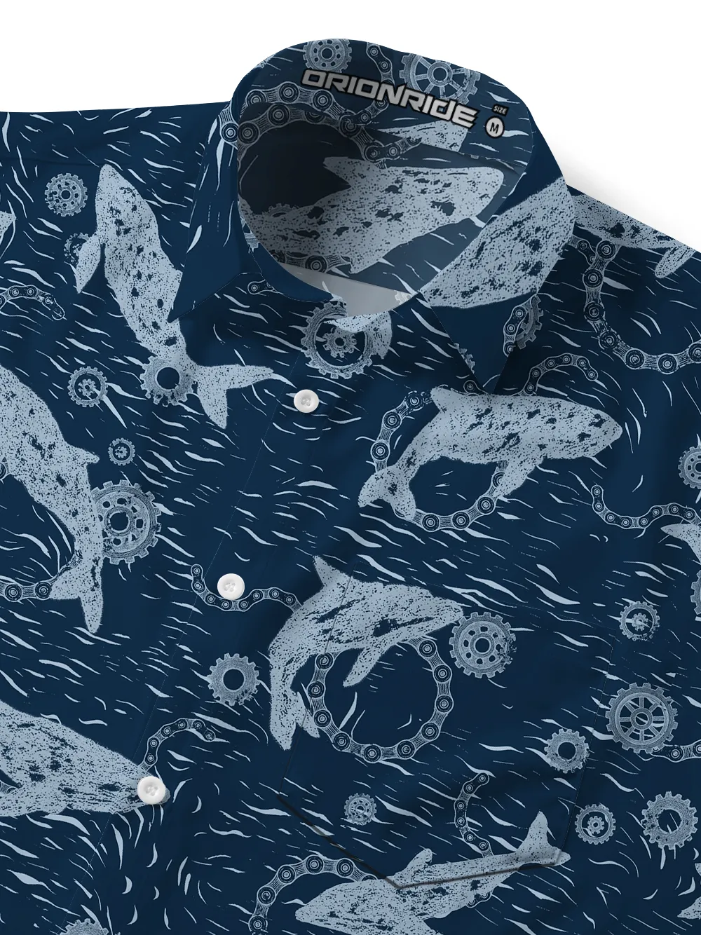 Orionride Dolphin Game Zipper Pockets Ultra Lightweight Short Sleeves Gravel Shirt sold by Orionride product image thumbnail 5