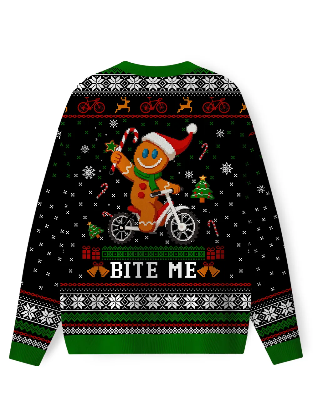 Orionride Happy Gingerbread Man Women's Sweaters sold by Orionride product image thumbnail 3
