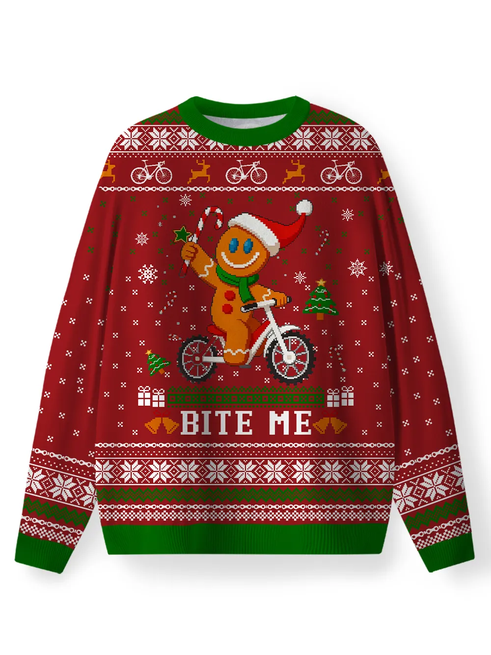 Orionride Happy Gingerbread Man Women's Sweaters sold by Orionride