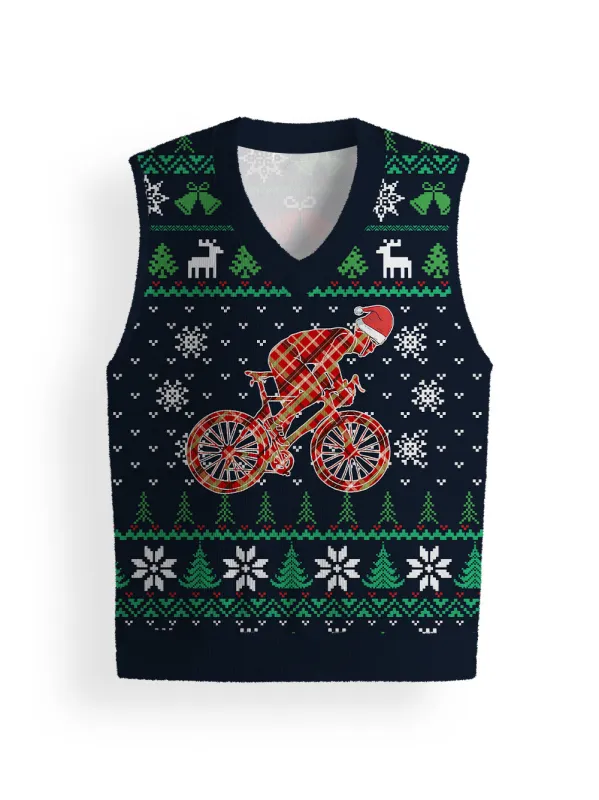 Orionride Santa's Ride Sweater Vest sold by Orionride